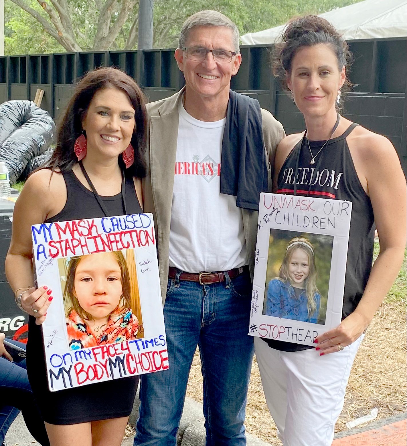Emily, Kimberly, and General Flynn