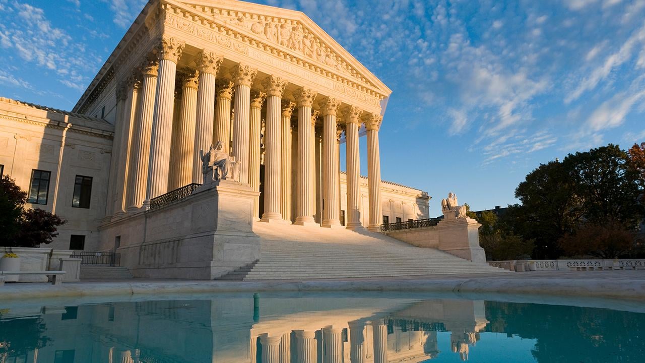 Supreme Court with water